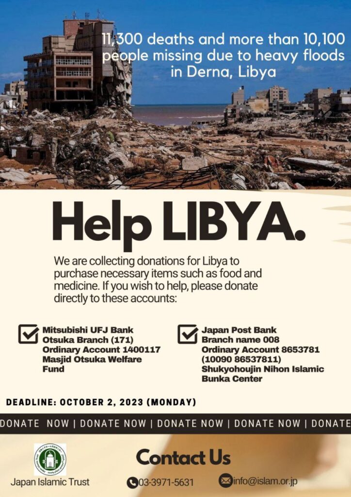 donation for libya